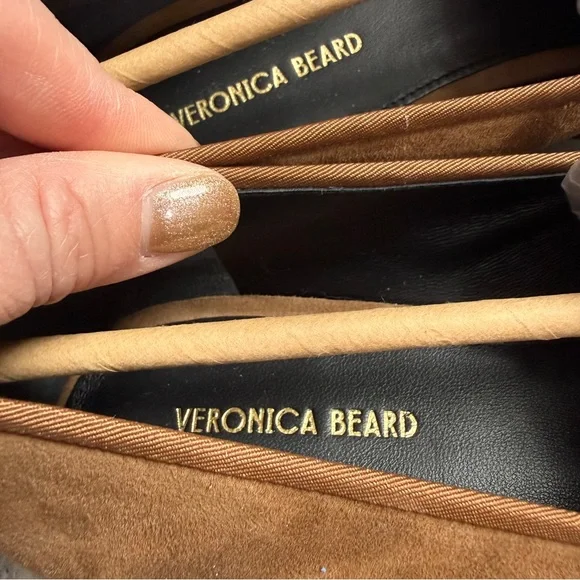 Veronica Beard Selene Charms Pointed Toe Flat 9 - Picture 4 of 6